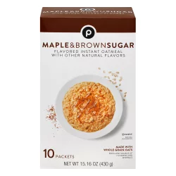 Publix Maple & Brown Sugar Instant Oatmeal