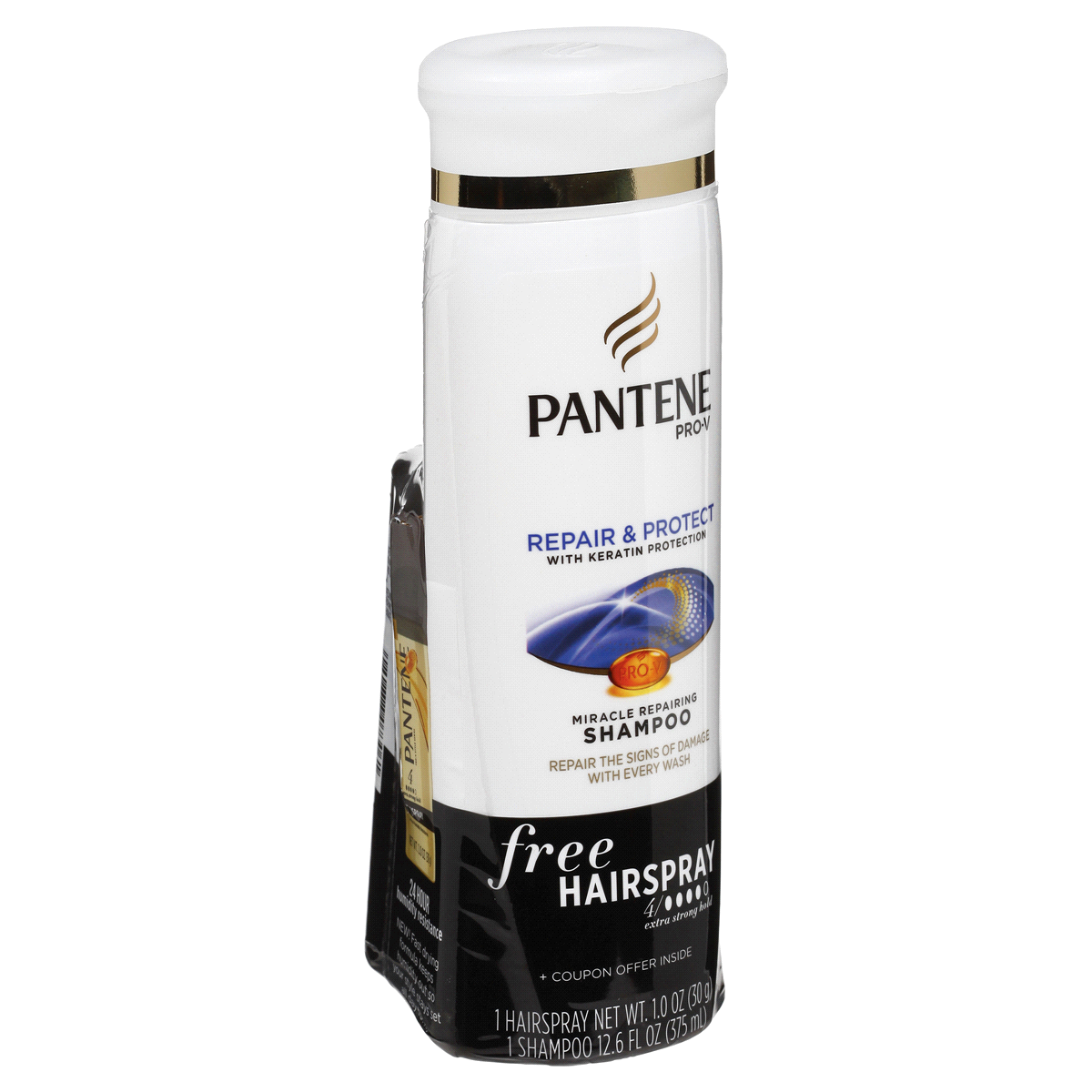 slide 5 of 6, Pantene Pro-V Repair Protect Miracle Repairing Shampoo, 12.6 fl oz
