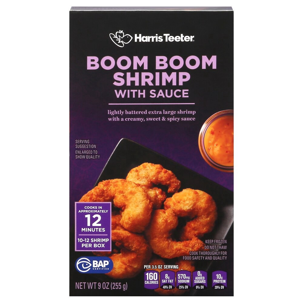 slide 2 of 4, Harris Teeter® Boom Boom Shrimp with Sauce, 9 oz