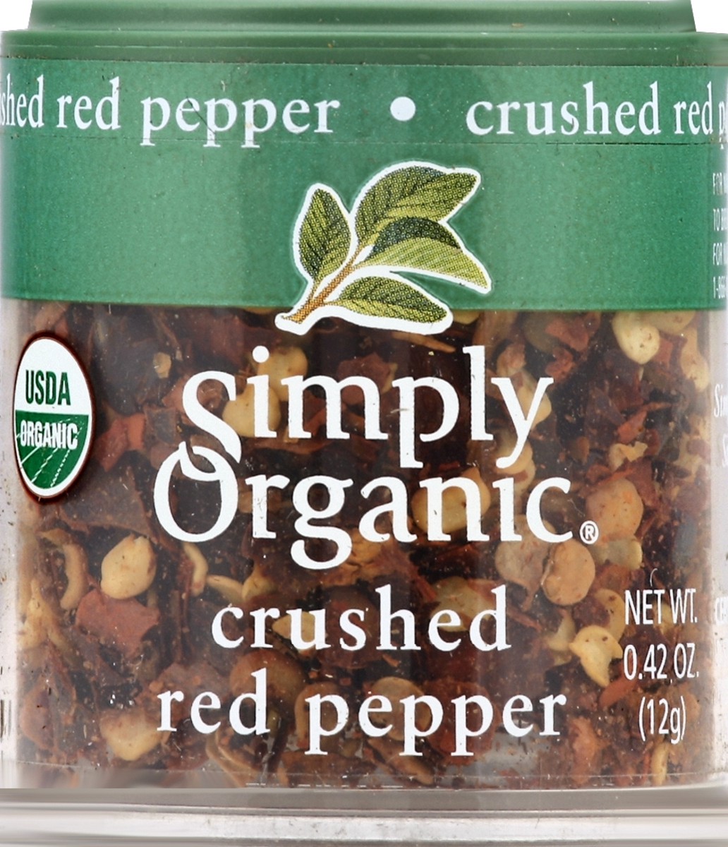 slide 2 of 2, Simply Organic Crushed Red Pepper - Organic -., 42 oz