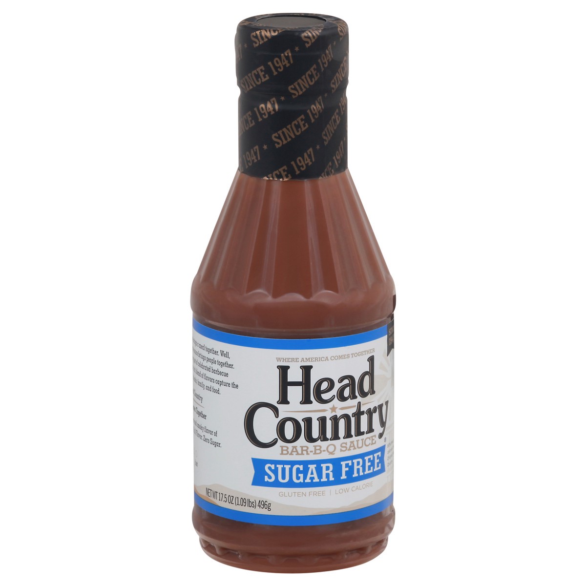 slide 4 of 9, Head Country Sugar Free Mild Bar-B-Q Sauce 17.5 oz, 17.5 oz