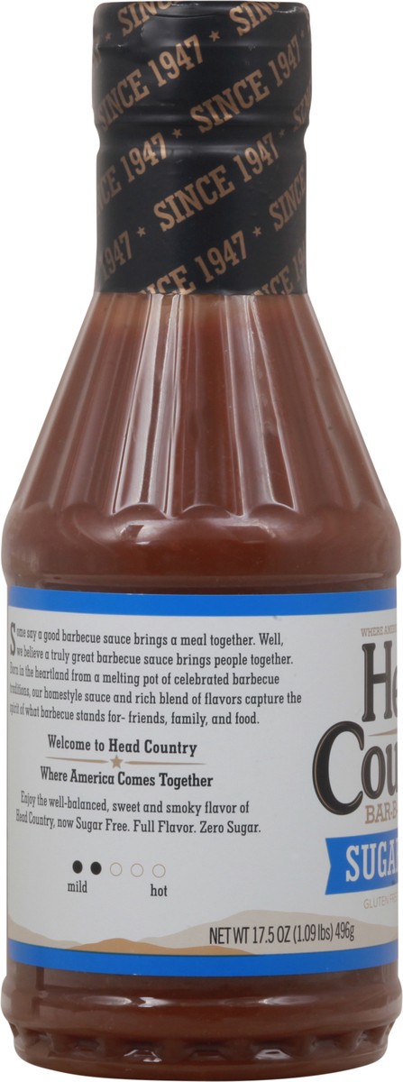 slide 3 of 9, Head Country Sugar Free Mild Bar-B-Q Sauce 17.5 oz, 17.5 oz