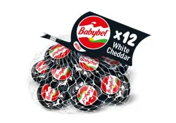 Babybel Cheese, Semisoft, White Cheddar Variety, Mini