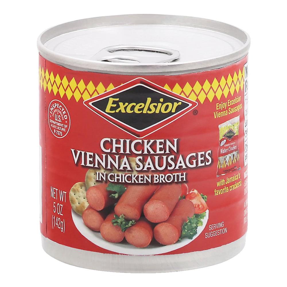 slide 6 of 6, Excelsior Chicken Vienna Sausages, 4.6 oz