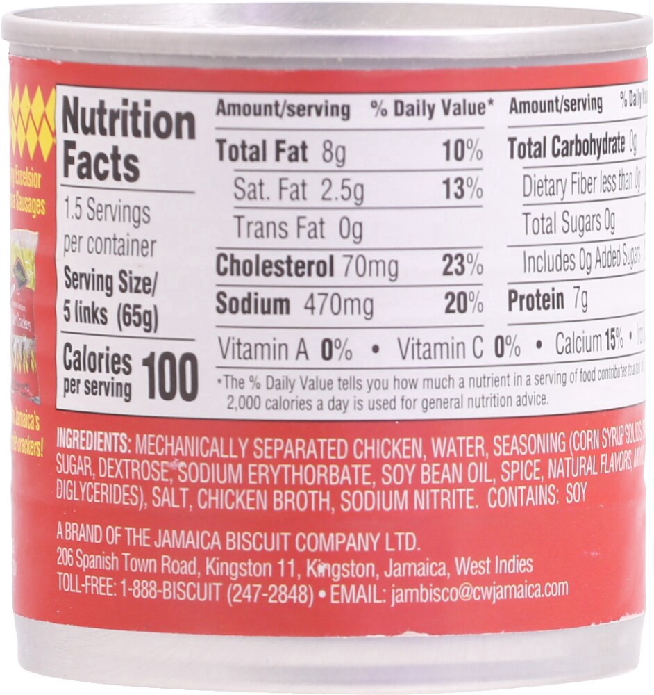 slide 3 of 6, Excelsior Chicken Vienna Sausages, 4.6 oz