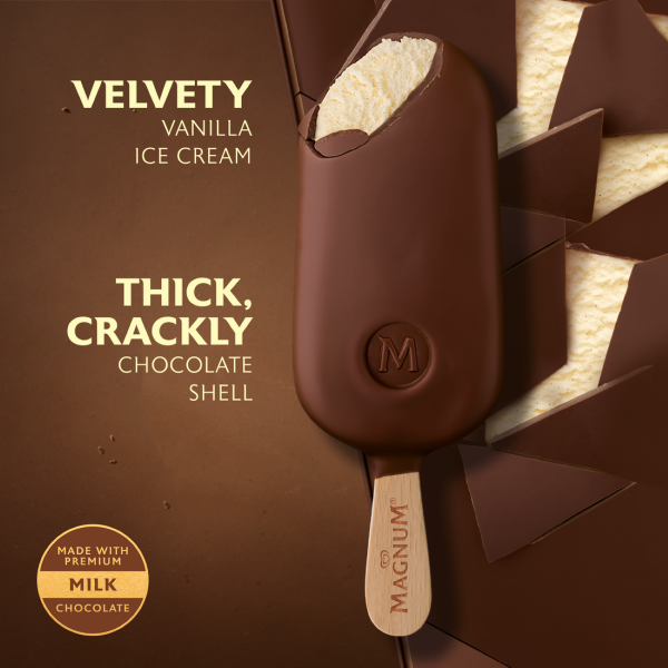 slide 18 of 25, Magnum Milk Chocolate Ice Cream Bars, 3 ct