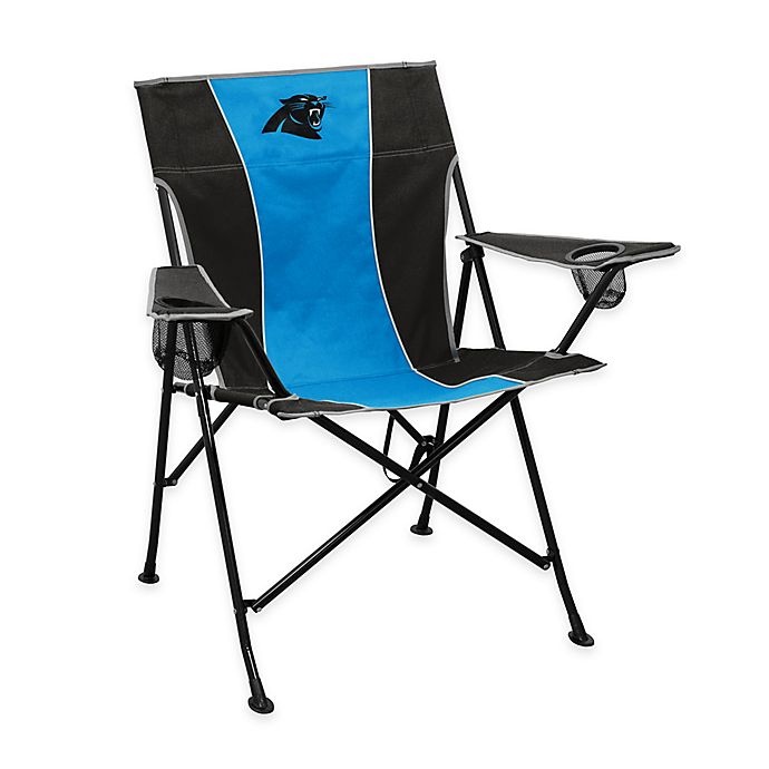 slide 1 of 1, NFL Carolina Panthers Foldable Pregame Chair, 1 ct