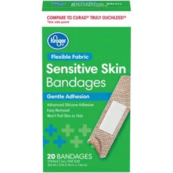 Kroger Flexible Fabric Sensitive Skin Bandages