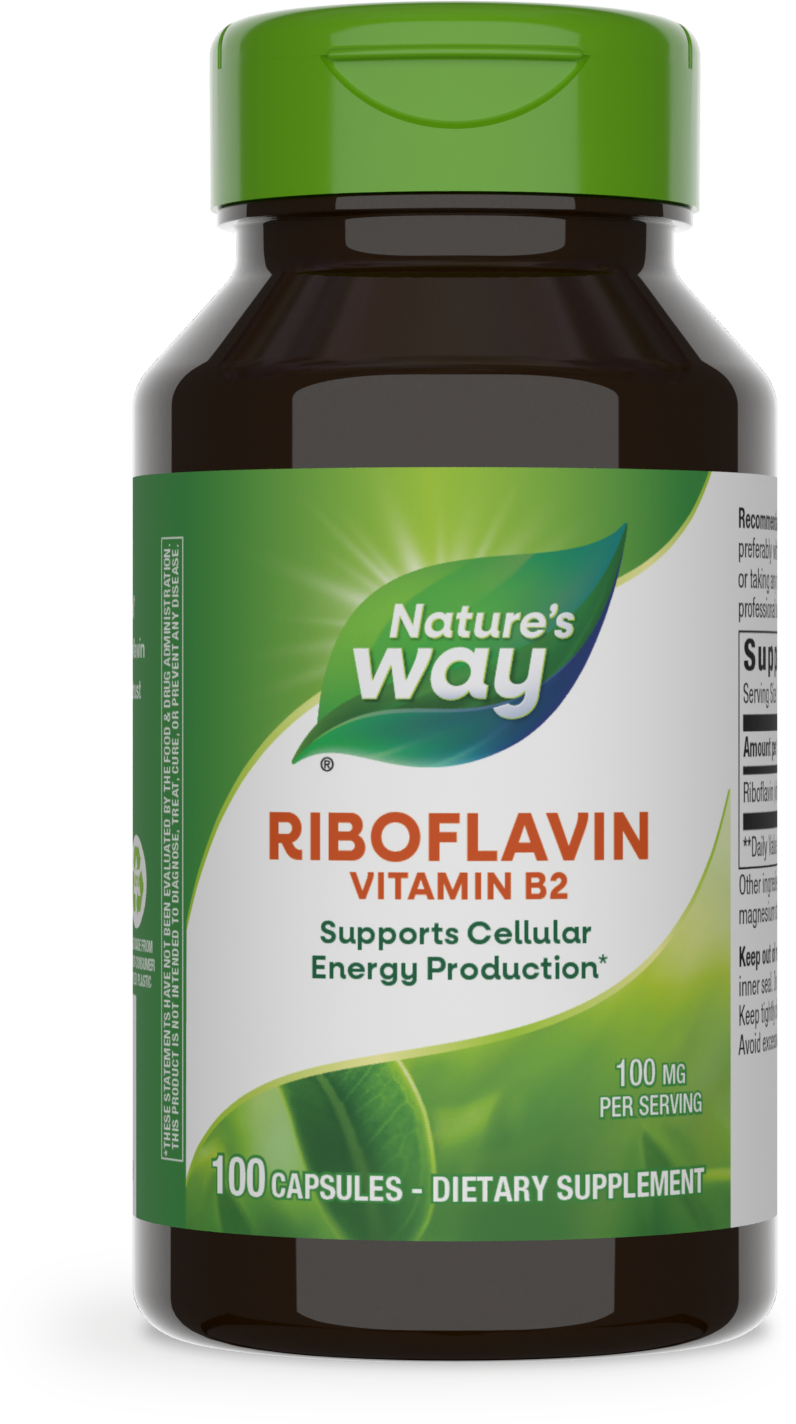 slide 1 of 1, Nature's Way Riboflavin Vitamin B2, 100 ct