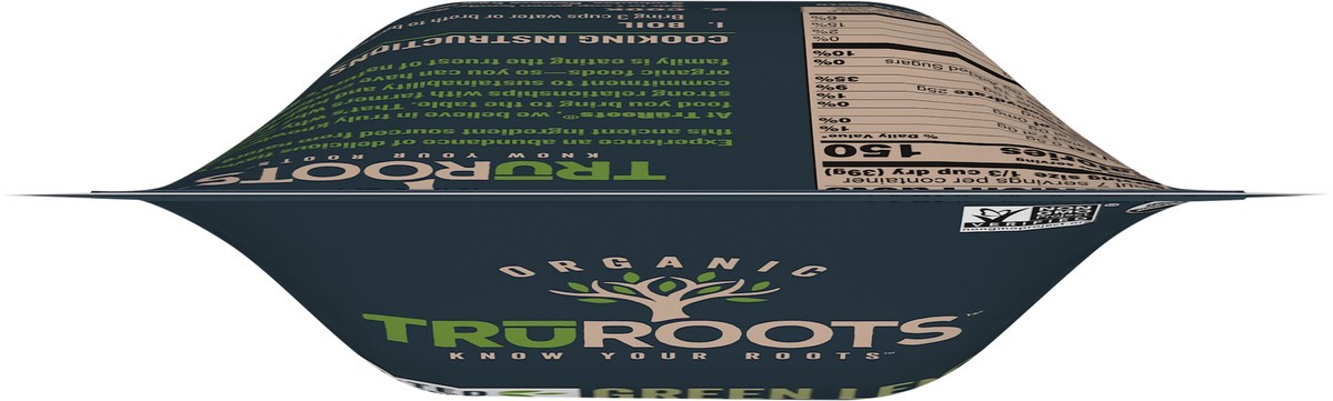 slide 6 of 7, truRoots Sprouted Green Lentils, 10 oz