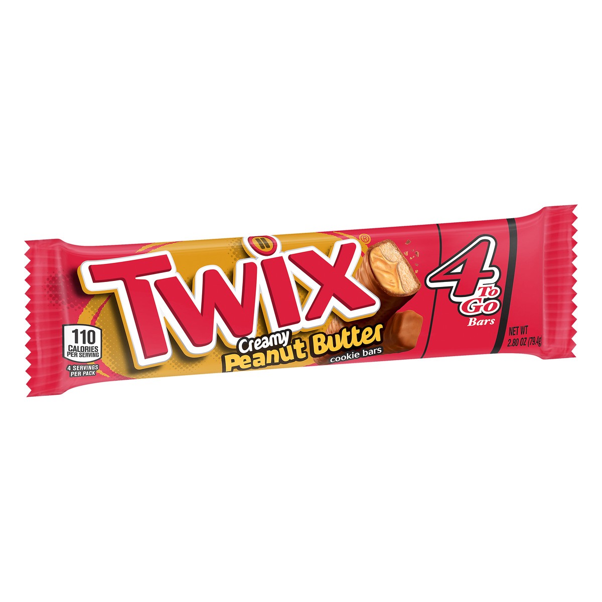 slide 2 of 4, TWIX Peanut Butter Chocolate Cookie Bar, 2.8 oz., 2.8 oz