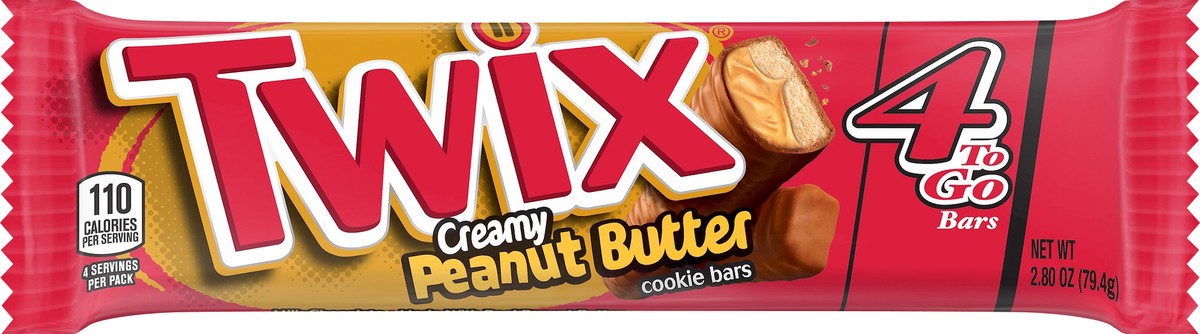 slide 4 of 4, TWIX Peanut Butter Chocolate Cookie Bar, 2.8 oz., 2.8 oz