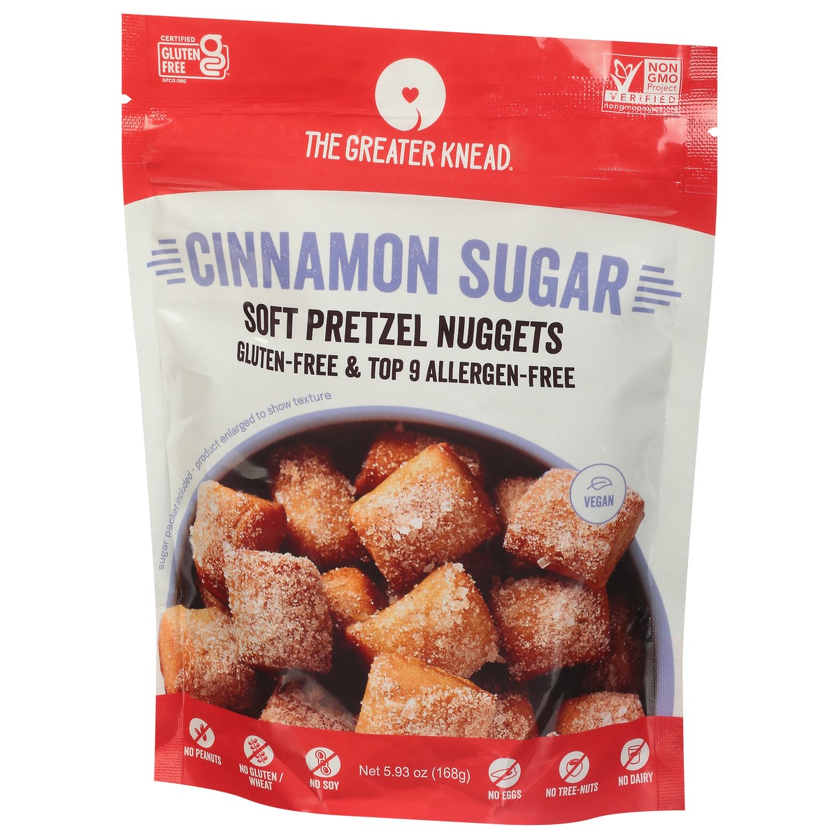 slide 2 of 3, The Greater Knead Cinnamon Sugar Soft Pretzel Nuggets 5.93 oz, 5.93 oz