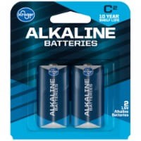 slide 1 of 1, Kroger C 1.5-Volt Alkaline Batteries, 2 ct