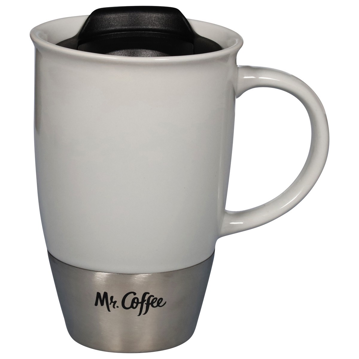 slide 10 of 11, Gibson Home 14 Ounce Coupleton Stoneware Travel Mug 1 ea, 14 oz