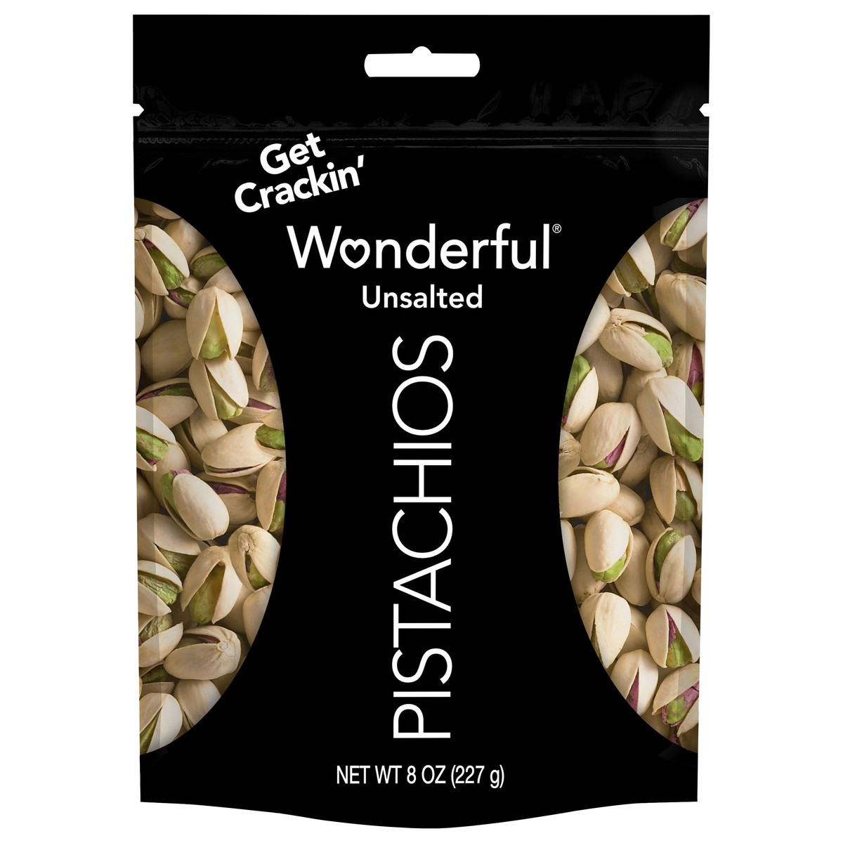 slide 1 of 5, Wonderful Pistachios, In Shell Roasted with No Salt Nuts, 8 Ounce Bag, 8 oz