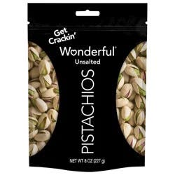 Wonderful Pistachios, In Shell Roasted with No Salt Nuts, 8 Ounce Bag
