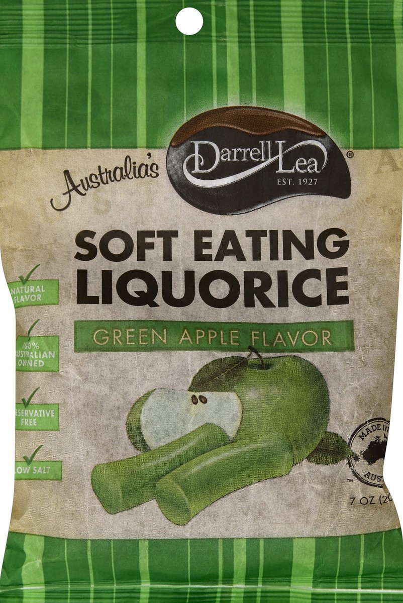 slide 3 of 3, Darrell Lea Liquorice, Soft Eating, Green Apple Flavor, 7 oz