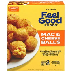 Feel Good Foods Gluten-Free Mac & Cheese Bites 8 oz