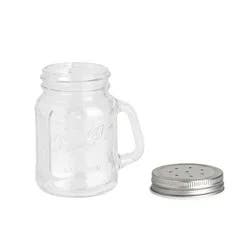 Mason Craft & More Clear Glass Salt and Pepper Jar Shakers