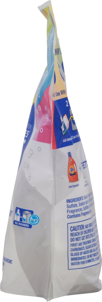 slide 3 of 13, Tide In-Wash Brights + Whites Laundry Booster 18 Packs - 14 oz, 18 ct