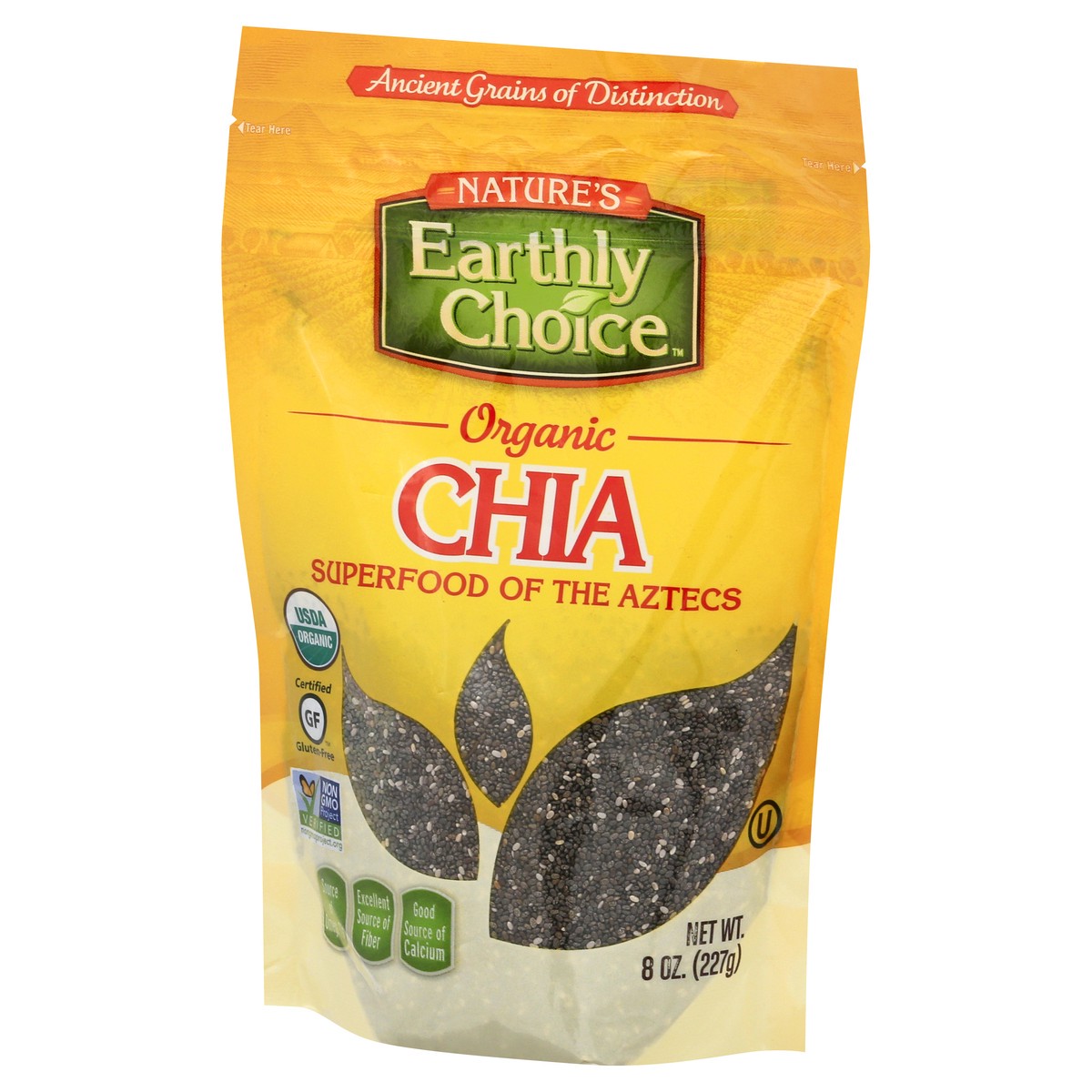 slide 6 of 9, Nature's Earthly Choice Organic Chia, 8 oz