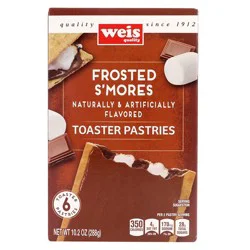 Weis Quality Frosted S'mores Toaster Pastries