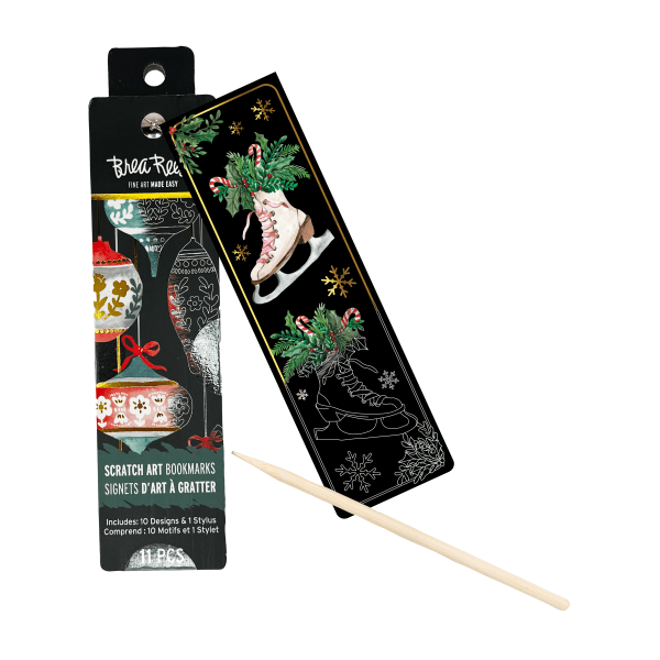 slide 3 of 5, Brea Reese Scratch Art Bookmarks, Ornaments, Set Of 11 Pieces, 11 ct