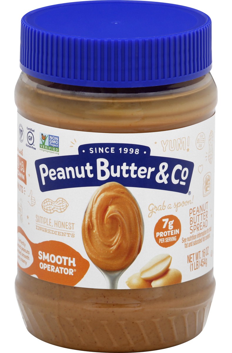 slide 1 of 1, Peanut Butter & Co. Smooth Operator Peanut Butter, 16 oz