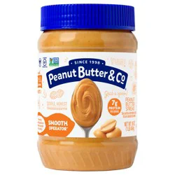Peanut Butter & Co. Smooth Operator Peanut Butter Spread 16 oz Jar