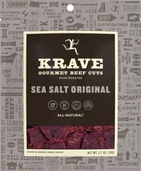 Krave Gourmet Sea Salt Original Beef Cuts - 2.7 oz