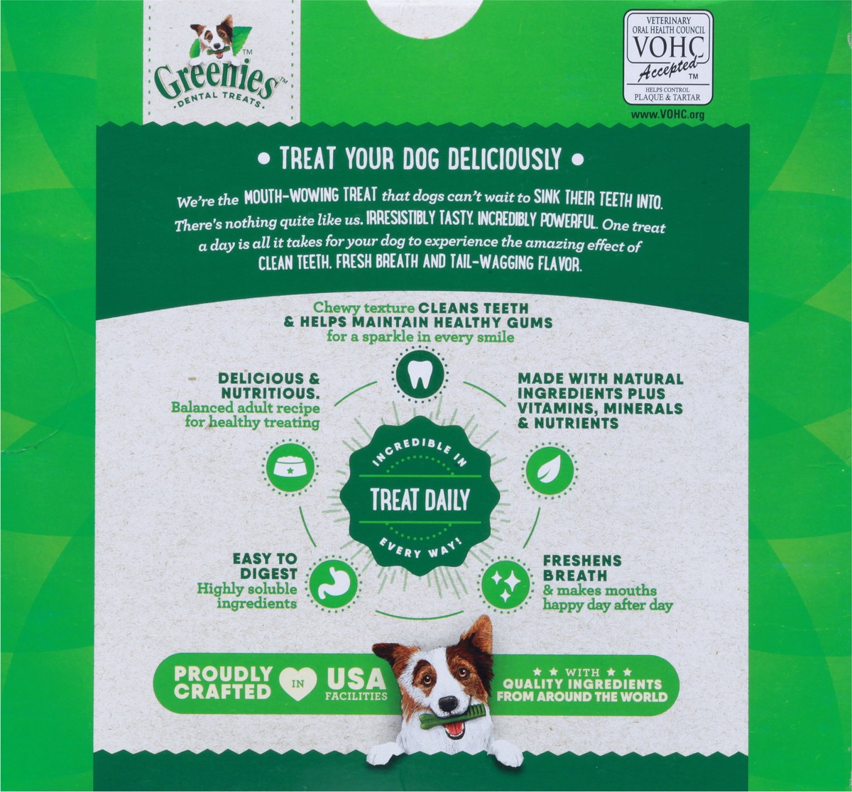 slide 2 of 9, Greenies Dental Treats Regular 25-50 Lbs (11-22 kgs) Daily Original Dog Treats Value Pack 36 Each, 36 ct