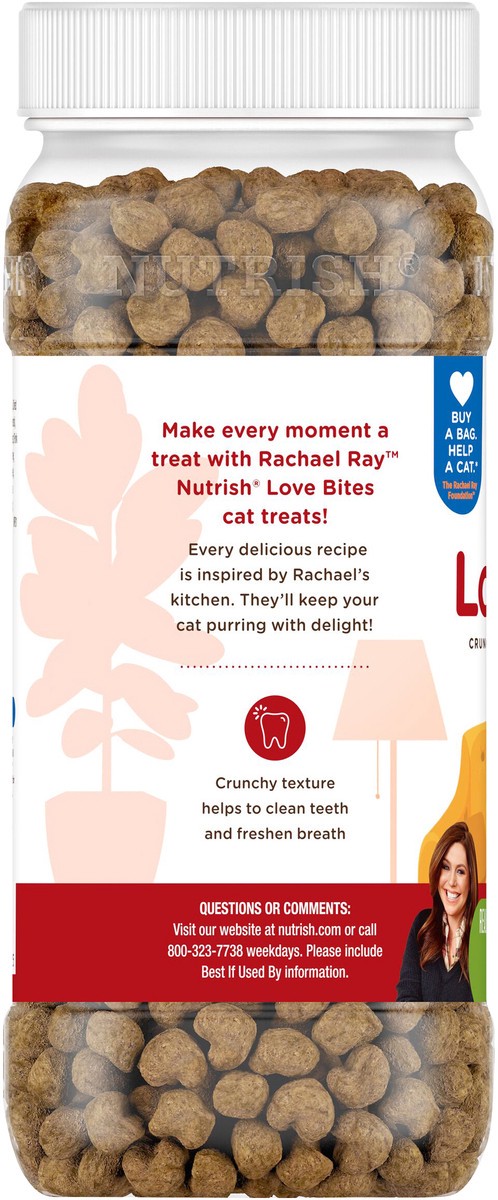 slide 7 of 7, Rachael Ray Nutrish Love Bites Cat Treats, Chicken, 12.5 Ounce Canister, 12.5 oz