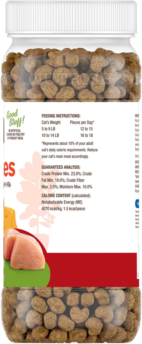 slide 6 of 7, Rachael Ray Nutrish Love Bites Cat Treats, Chicken, 12.5 Ounce Canister, 12.5 oz