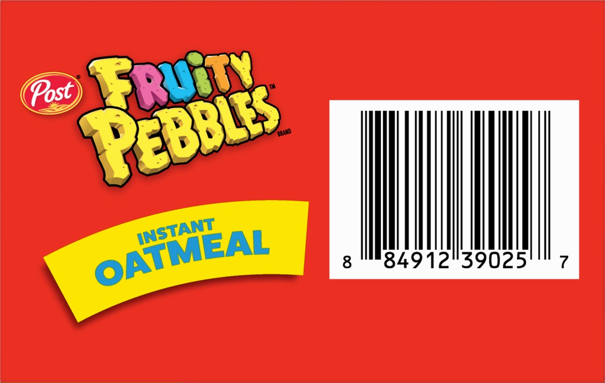 slide 13 of 14, Pebbles Fruity Pebbles Instant Oatmeal 8.4 oz, 8.4 oz