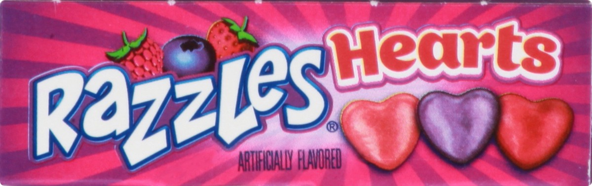 slide 9 of 10, Razzles Candy Hearts Box, 2 oz