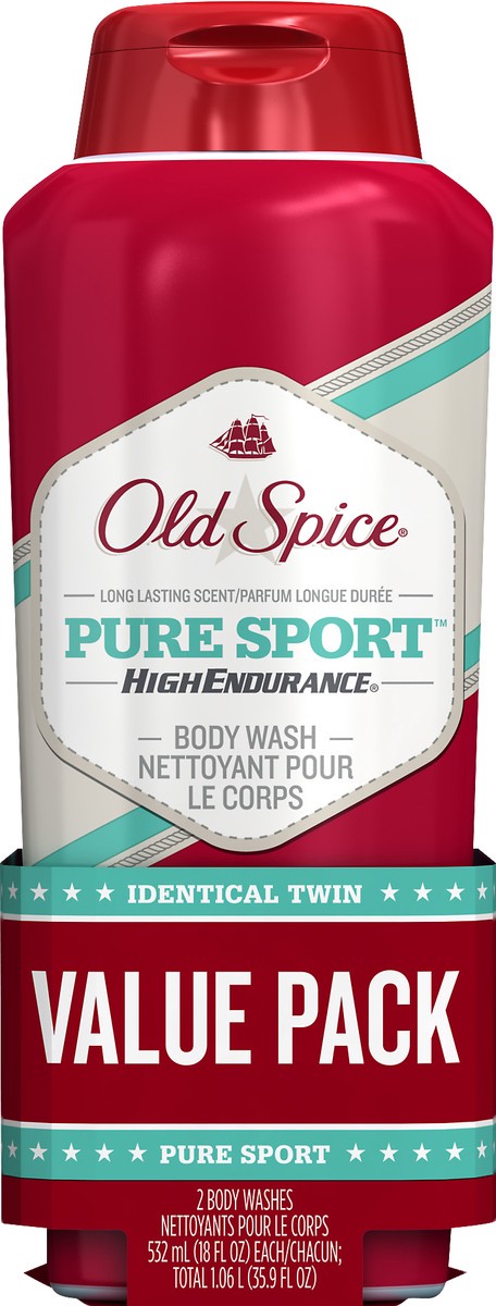 slide 2 of 6, Old Spice Value Pack Pure Sport Body Wash 2 ea, 2 ct