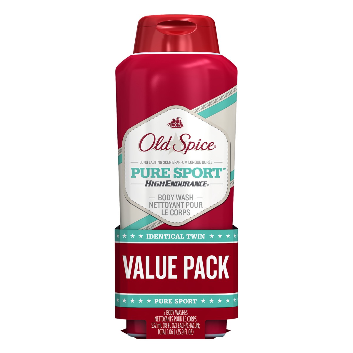 slide 6 of 6, Old Spice Value Pack Pure Sport Body Wash 2 ea, 2 ct