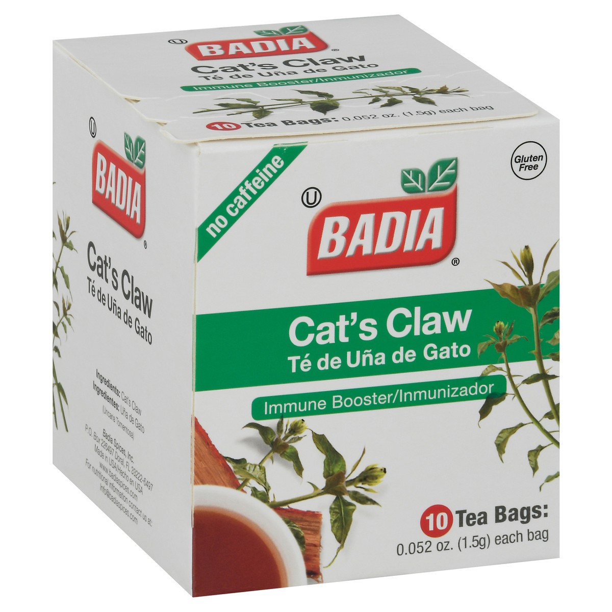 slide 7 of 13, Badia Cat's Claw 10 Tea Bags, 10 ct