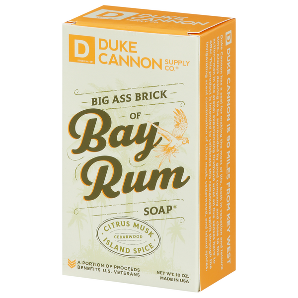 slide 5 of 16, Duke Cannon Bar Soap Bay Rum, 10 oz