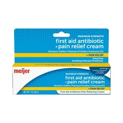 Meijer Maximum Strength Triple Antibiotic + Pain Relief Ointment
