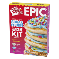 slide 19 of 29, Mrs. Butterworth's Epic Sugar Cookie Flavored Pancake Mix Kit, 16 oz., 1 ct