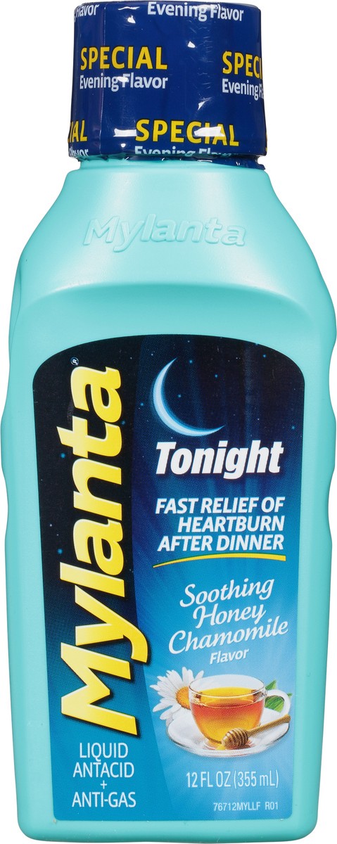 slide 9 of 9, Mylanta Tonight Maximum Strength Honey-Chamomile Liquid - 12oz, 12 oz