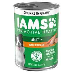 Proactive Health Adult 1+ Chunks in Gravy Chicken Dog Food 13.0 oz