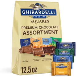 GHIRARDELLI Premium Chocolate Squares Assortment, 12.5 oz Bag