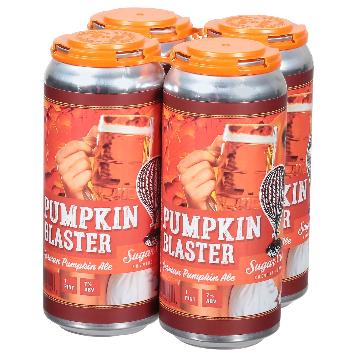 slide 8 of 9, Sugar Creek Brewing Company German Pumpkin Ale Pumpkin Blaster Beer 4 - 1 pt Cans, 4 ct; 16 oz