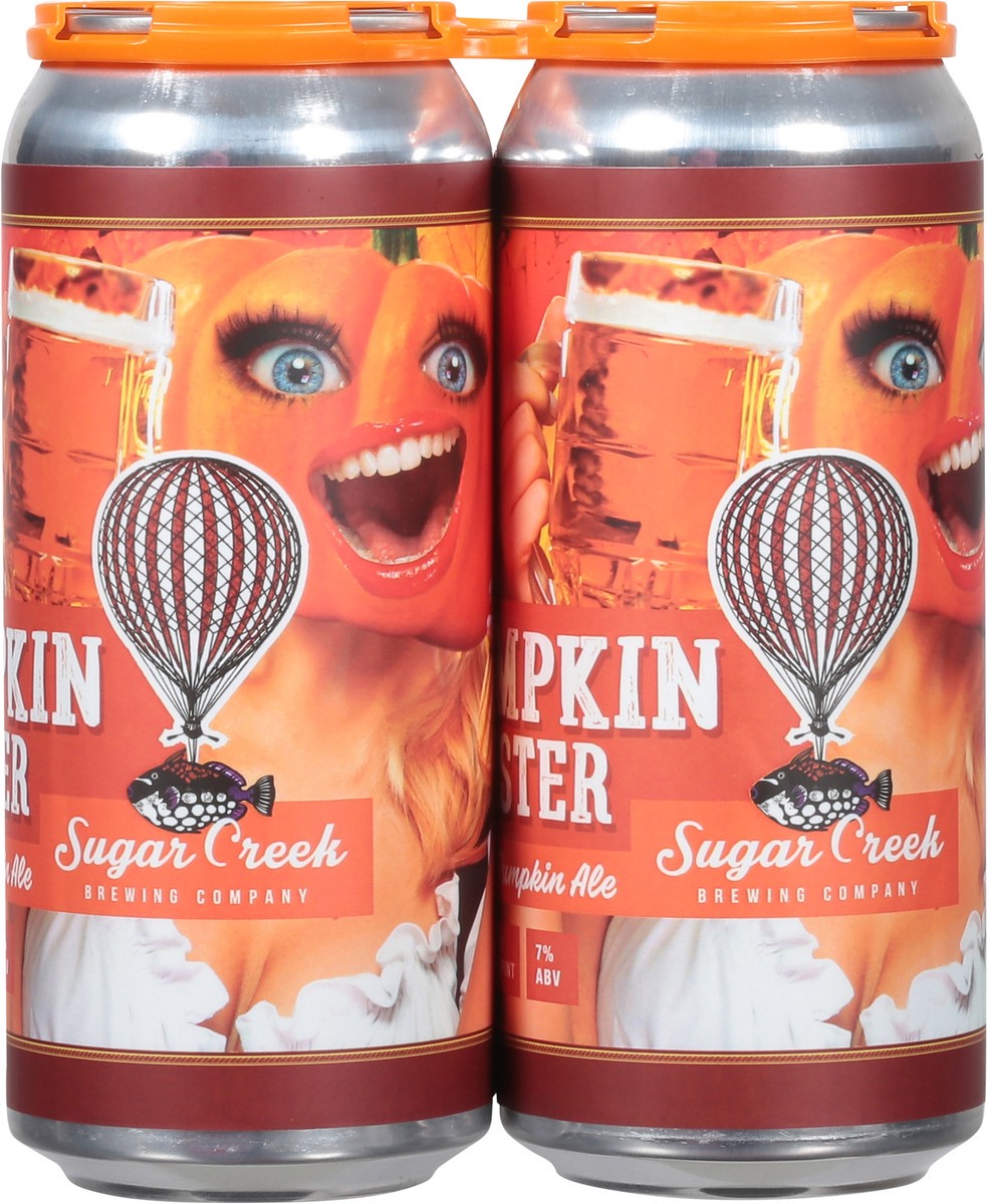 slide 2 of 9, Sugar Creek Brewing Company German Pumpkin Ale Pumpkin Blaster Beer 4 - 1 pt Cans, 4 ct; 16 oz