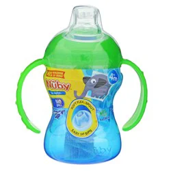 Nuby Grip N' Sip Baby Bottle - 4m+