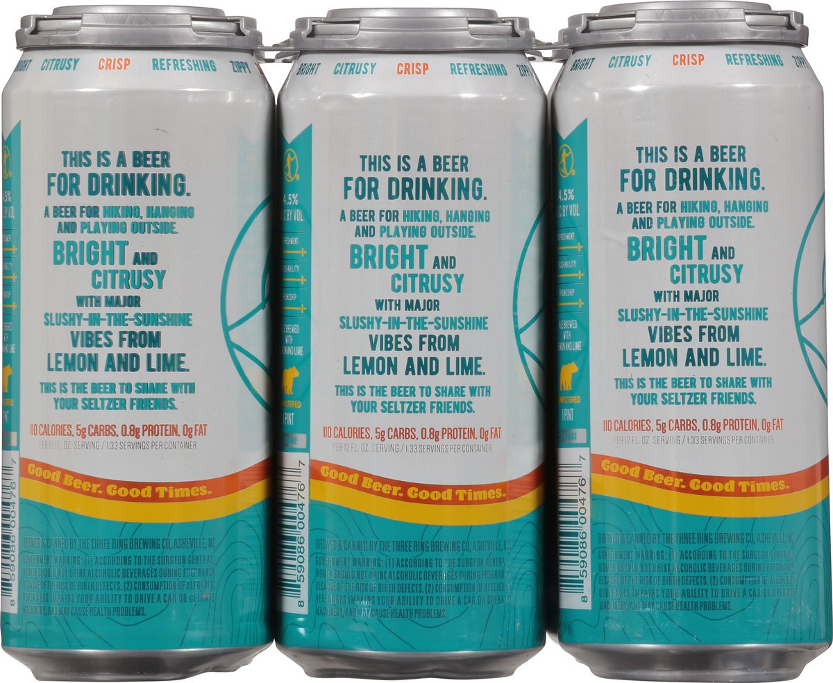 slide 7 of 9, Hi-Wire Brewing Mountain Water Easy Drinking Ale Citrus Splash Beer 6 - 1 pt Cans, 6 ct