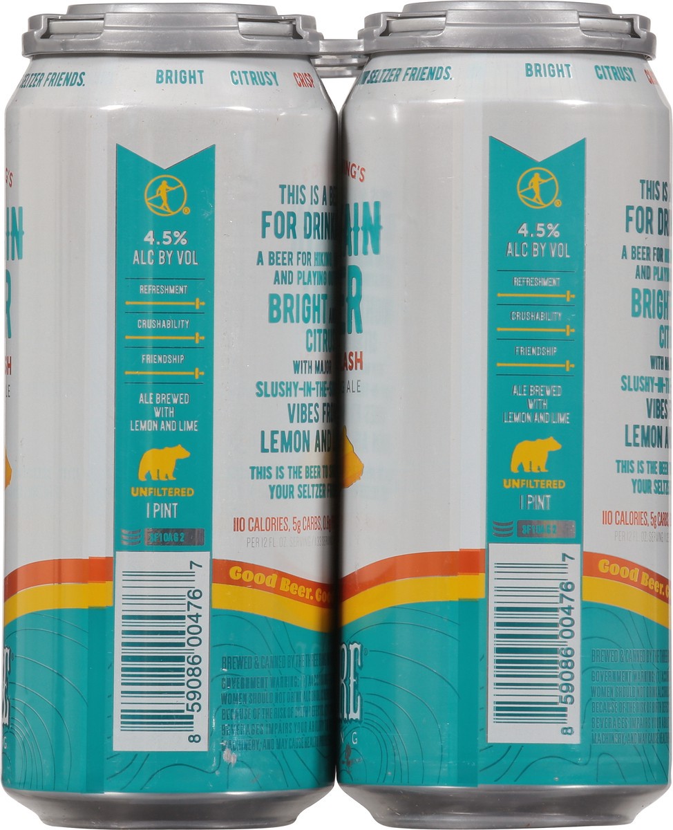 slide 2 of 9, Hi-Wire Brewing Mountain Water Easy Drinking Ale Citrus Splash Beer 6 - 1 pt Cans, 6 ct